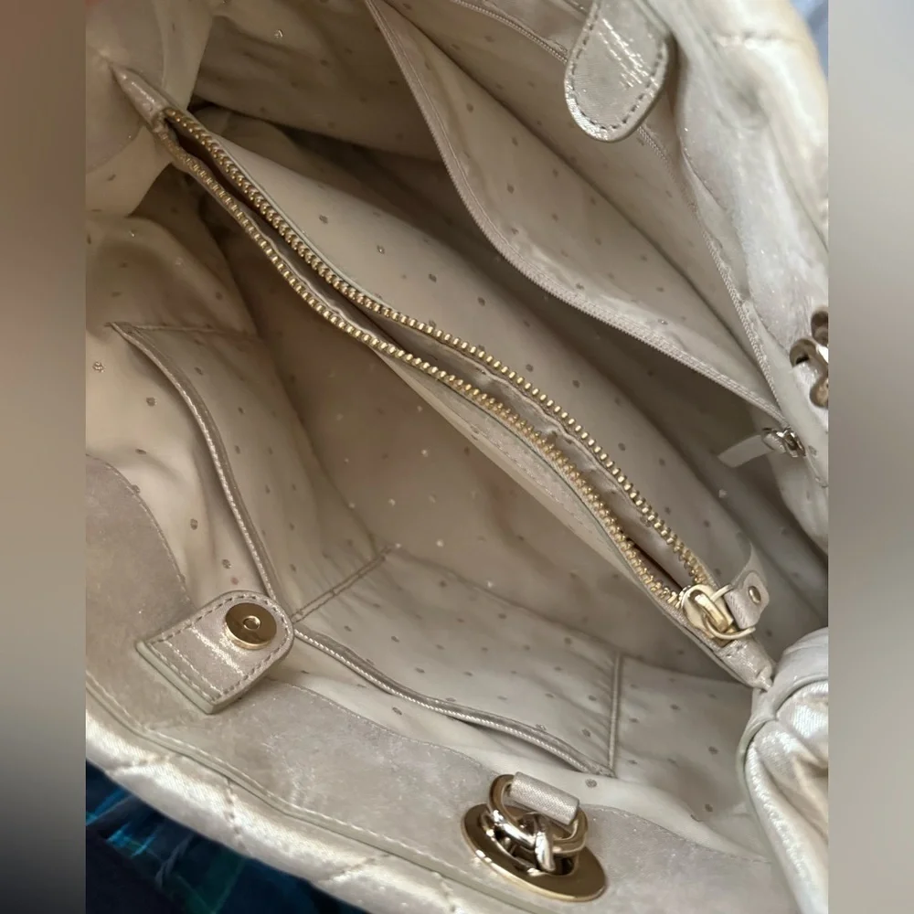 Kate Spade Quilted Metallic Bag #24